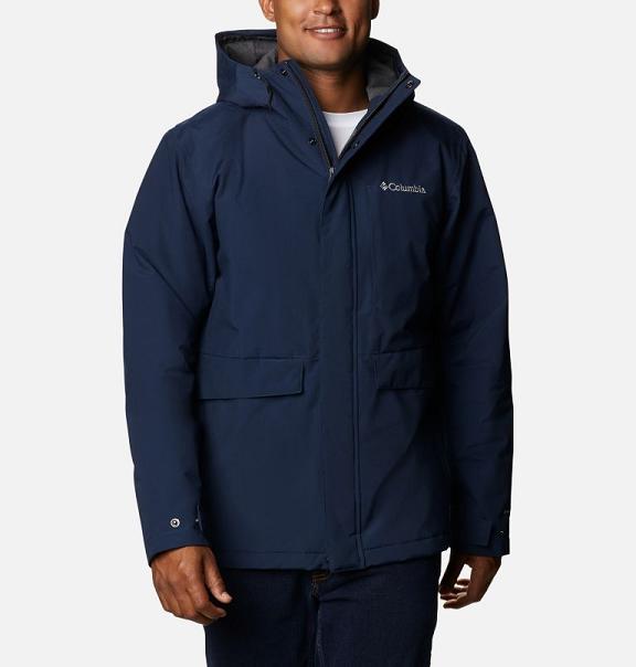 Columbia Firwood Insulated Jacket Navy For Men's NZ46739 New Zealand